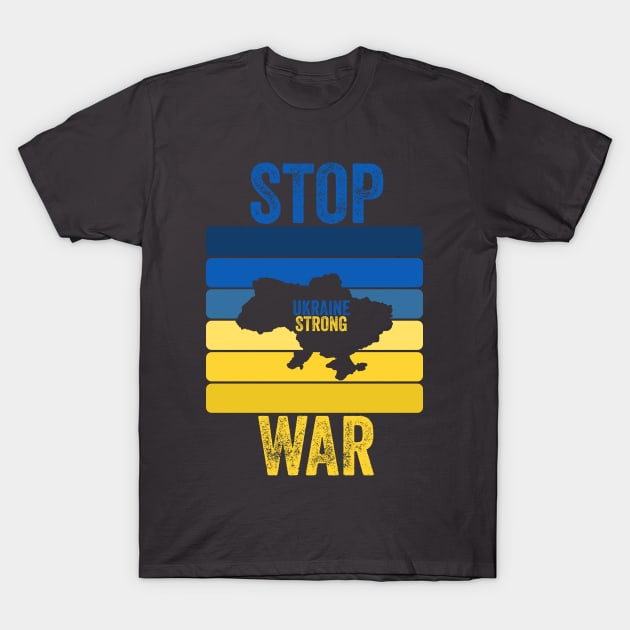 Stop War, Ukraine strong T-Shirt by ComPix
